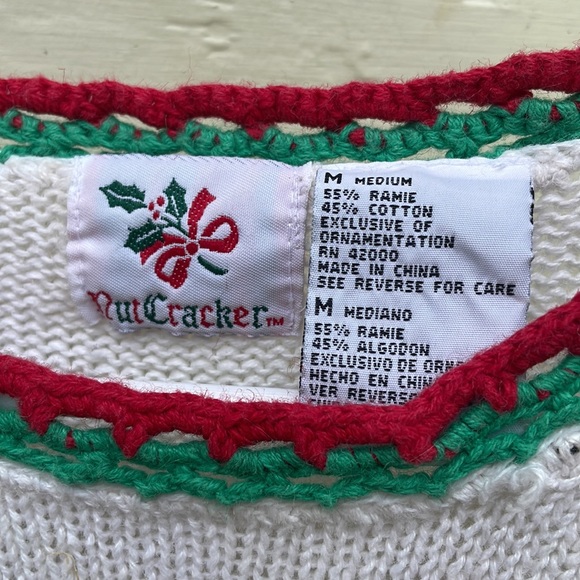 Super ugly Christmas sweater. Women’s medium. Men’s small. Vintage. Tree - Picture 2 of 5